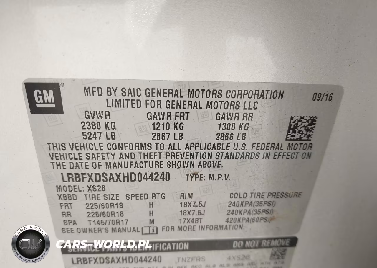 2017 Buick Envision Essence VIN:LRBFXDSAXHD044240 - 9