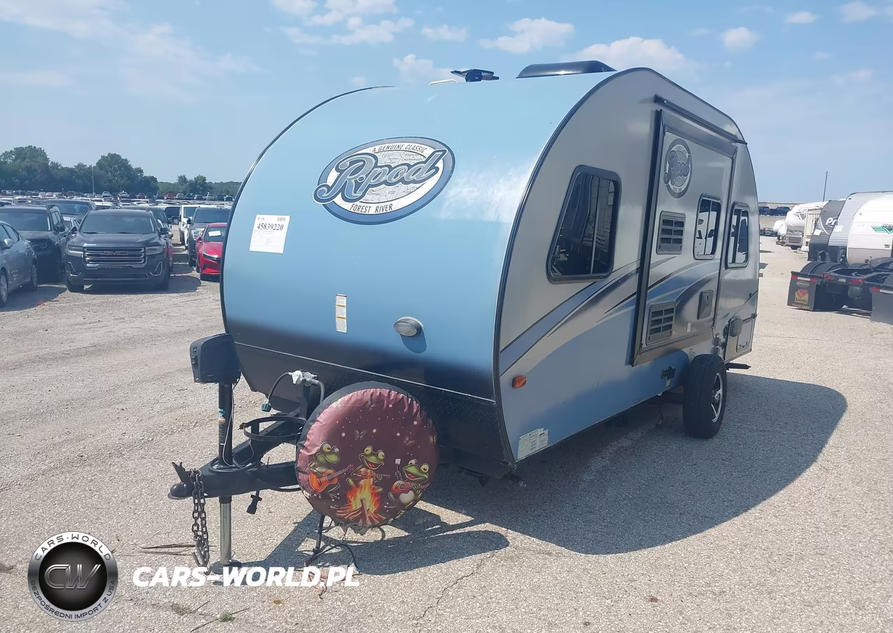2017 Forest River Rpod Travel Trailer VIN:4X4TRPT14HL016643 - 2