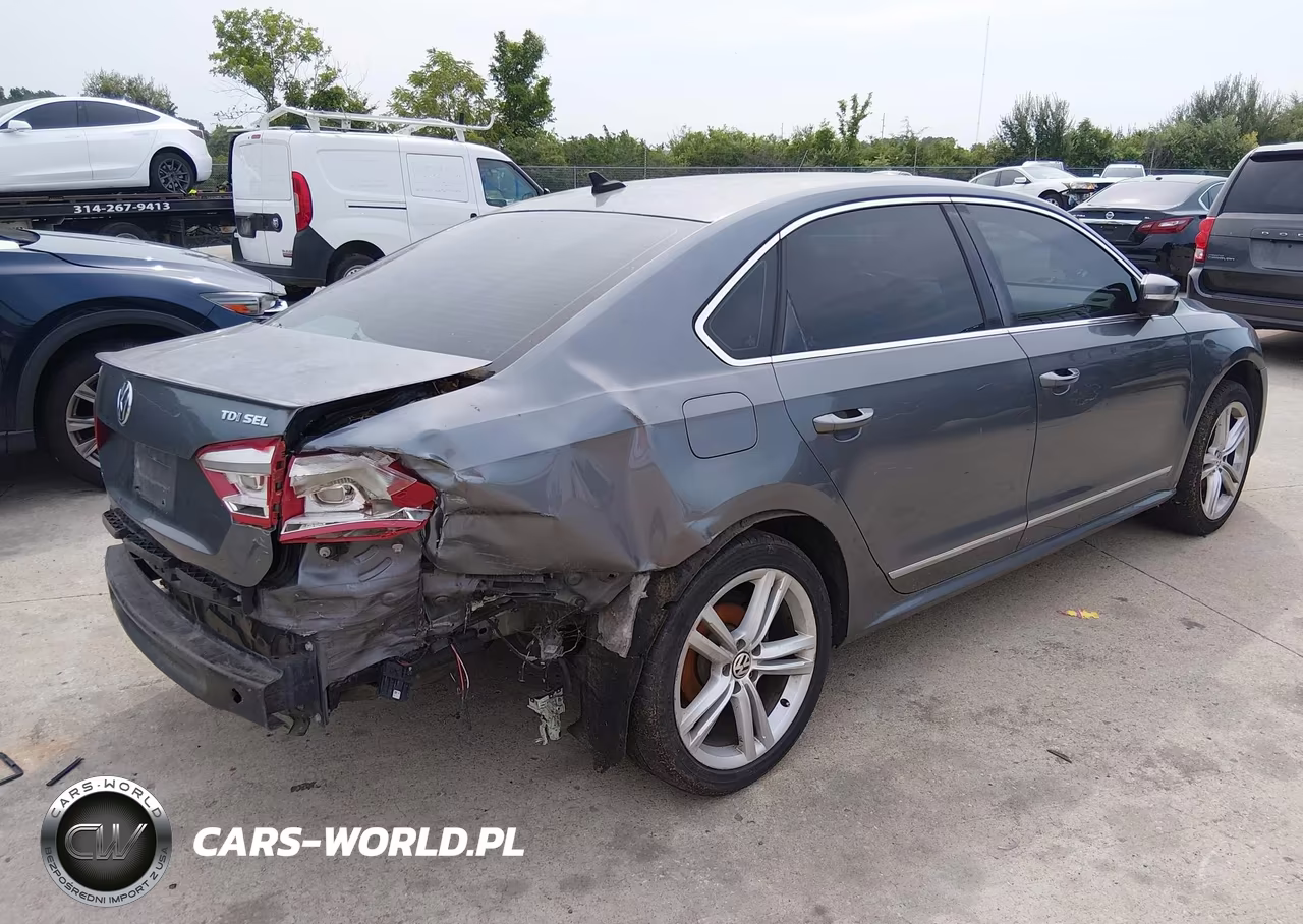 2014 Volkswagen Passat 2.0L Tdi Sel Premium VIN:1VWCN7A30EC076224 - 4