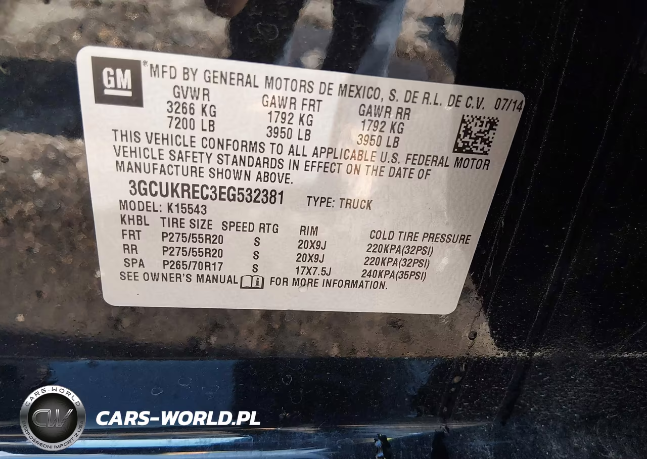 2014 Chevrolet Silverado 1500 Lt VIN:3GCUKREC3EG532381 - 9