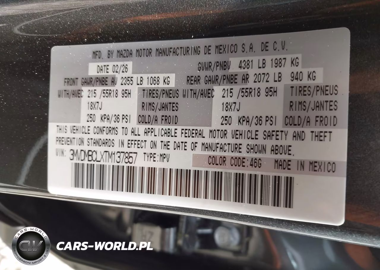2026 Mazda Cx-30 2.5 S Preferred VIN:3MVDMBCLXTM137857 - 9