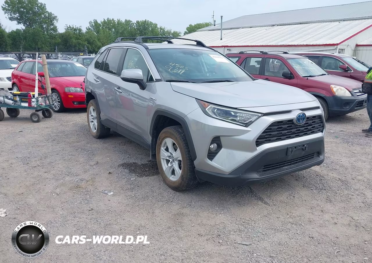 2019 Toyota Rav4 Hybrid Xle VIN:2T3RWRFV1KW029888 - 1