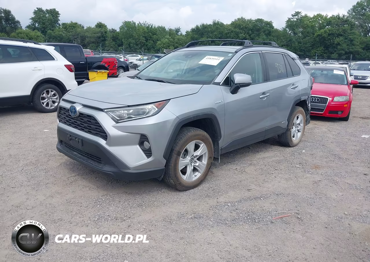 2019 Toyota Rav4 Hybrid Xle VIN:2T3RWRFV1KW029888 - 2