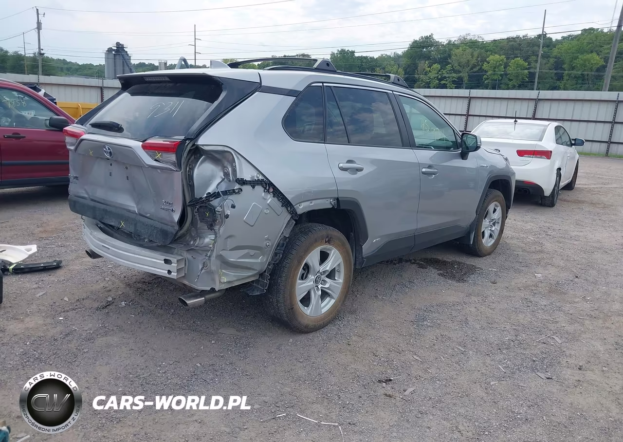 2019 Toyota Rav4 Hybrid Xle VIN:2T3RWRFV1KW029888 - 4