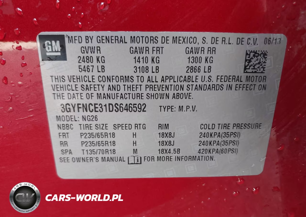 2013 Cadillac Srx Luxury Collection VIN:3GYFNCE31DS646592 - 9