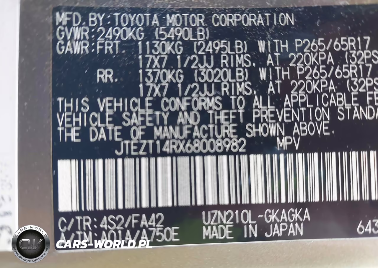 2006 Toyota 4Runner Sr5 V8 VIN:JTEZT14RX68008982 - 9