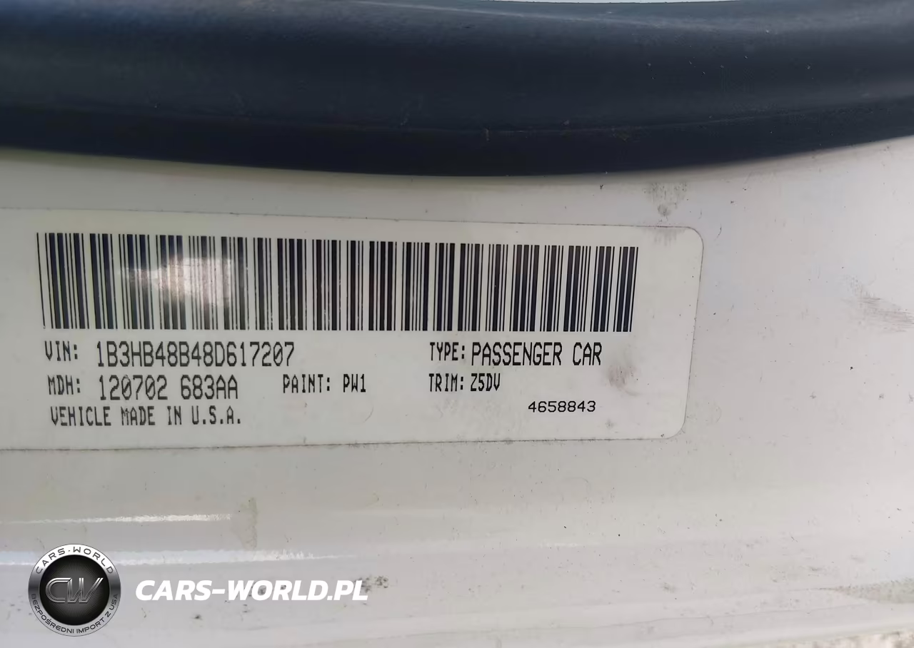 2008 Dodge Caliber Sxt VIN:1B3HB48B48D617207 - 9