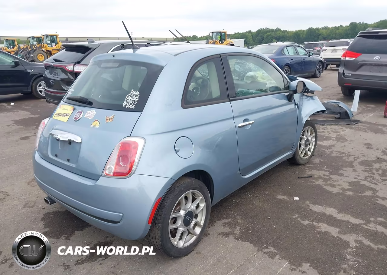 2015 Fiat 500 Pop VIN:3C3CFFAR0FT570351 - 4