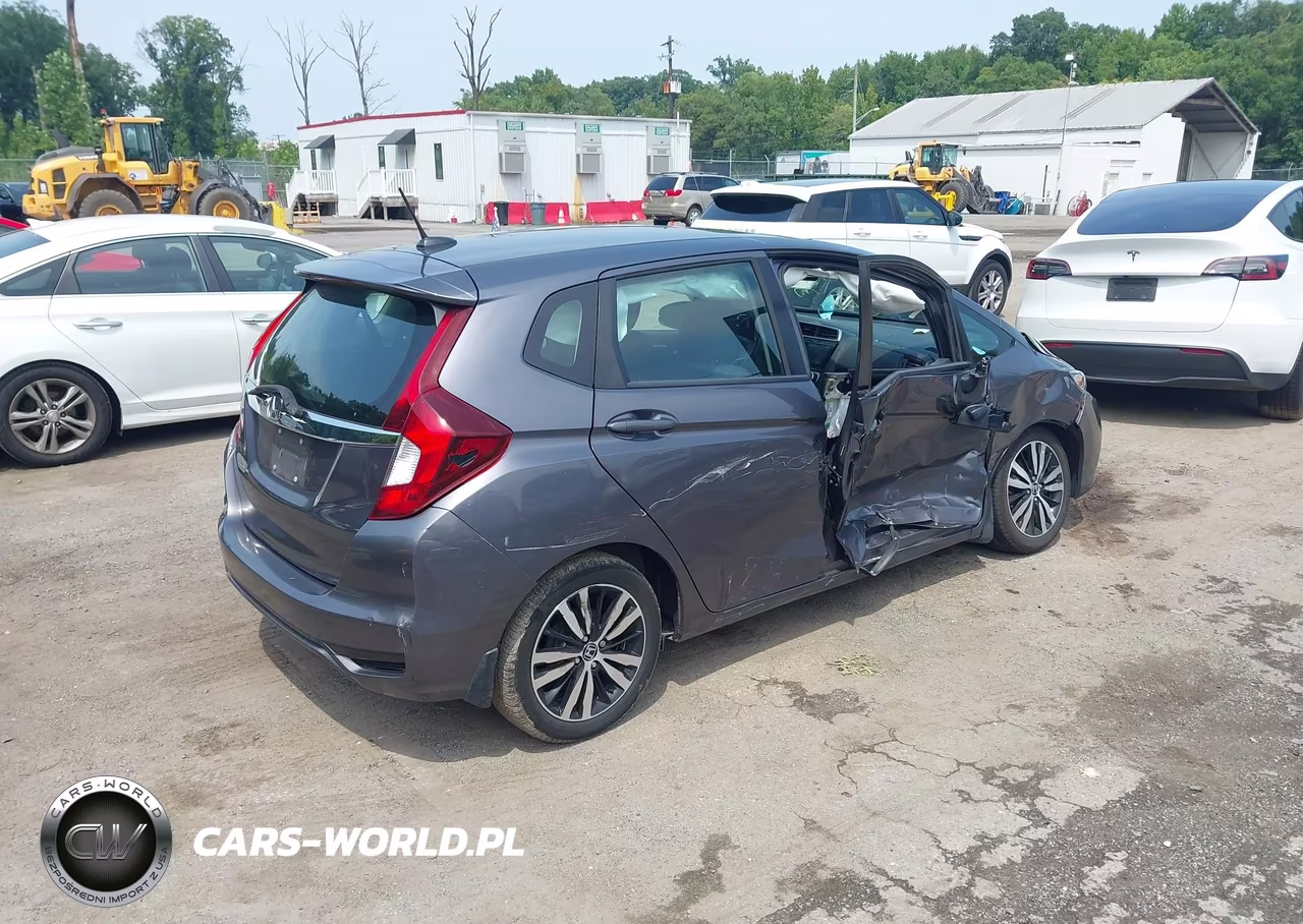 2019 Honda Fit Ex VIN:3HGGK5H88KM718042 - 4