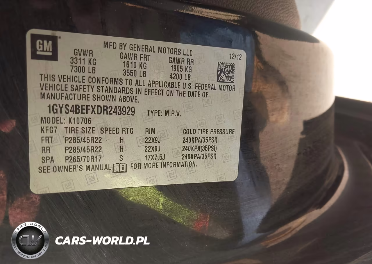 2013 Cadillac Escalade Luxury VIN:1GYS4BEFXDR243929 - 9