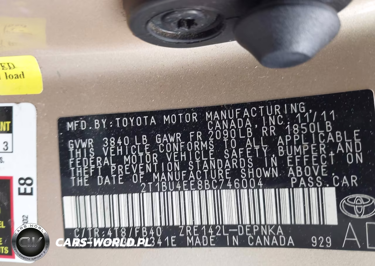 2011 Toyota Corolla Le VIN:2T1BU4EE8BC746004 - 9