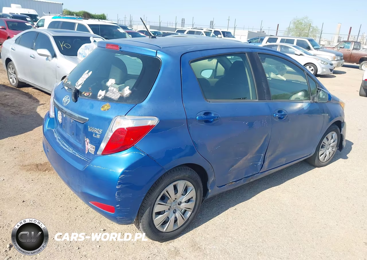 2014 Toyota Yaris Le (Tmc-Cbu Plant) VIN:JTDKTUD33ED591730 - 4