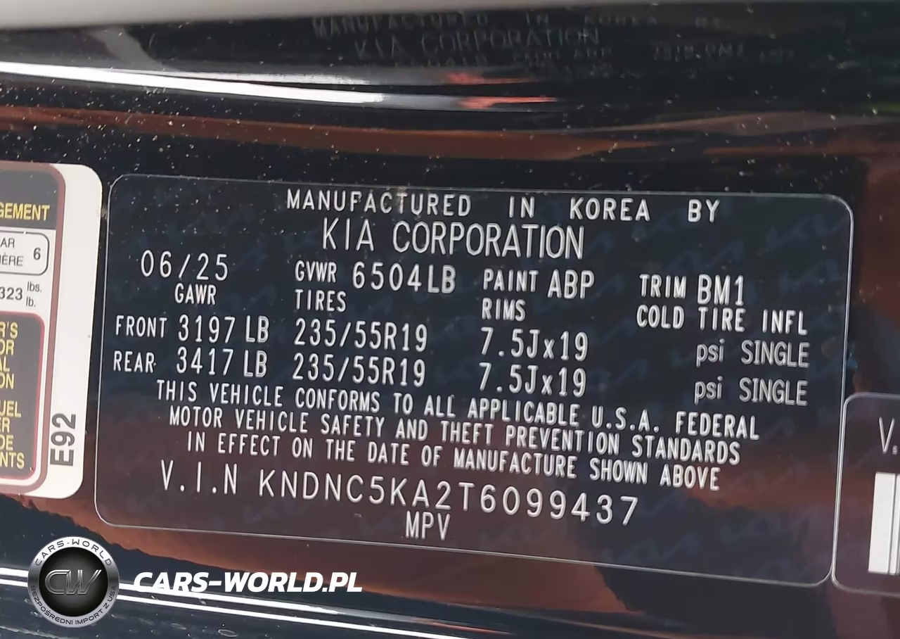 2026 Kia Carnival Mpv Hybrid Ex VIN:KNDNC5KA2T6099437 - 9
