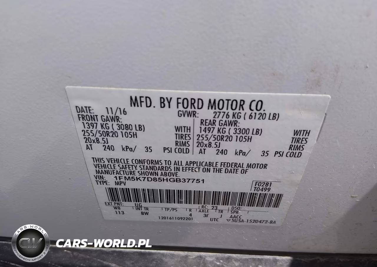 2017 Ford Explorer Xlt VIN:1FM5K7D85HGB37751 - 9