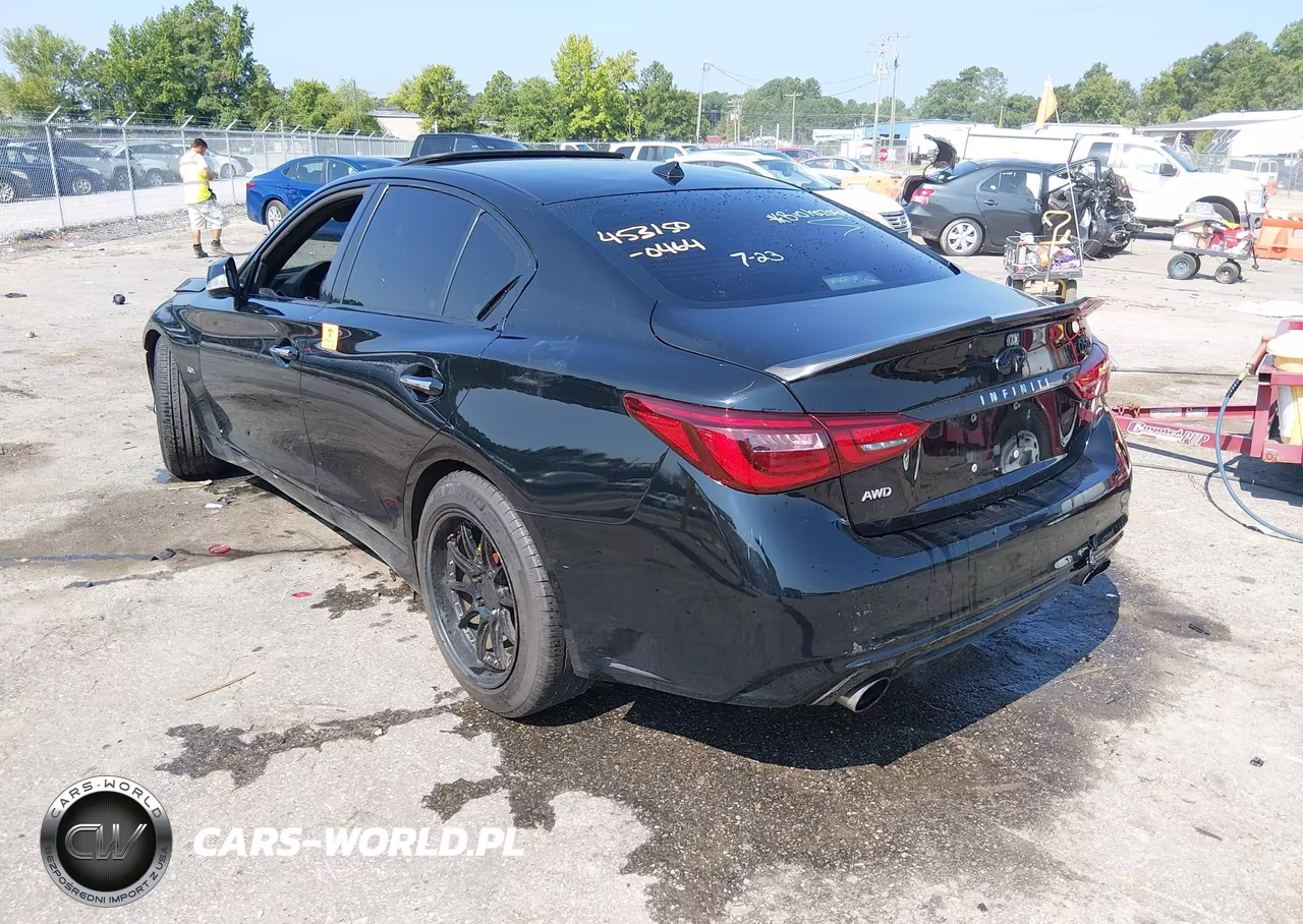 2018 Infiniti Q50 3.0T Luxe VIN:JN1EV7AR8JM437612 - 3