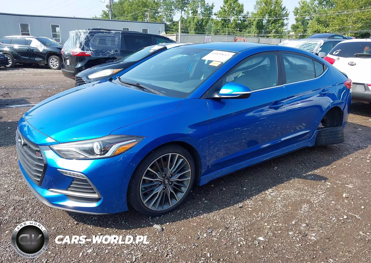 2017 Hyundai Elantra Sport VIN:KMHD04LB0HU336771 - 2