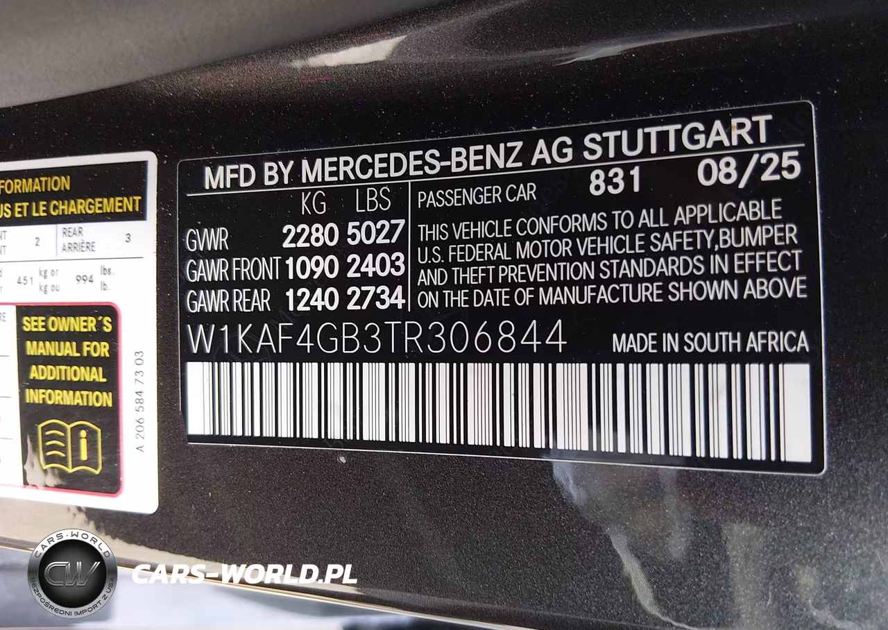2026 Mercedes-Benz C 300 VIN:W1KAF4GB3TR306844 - 9