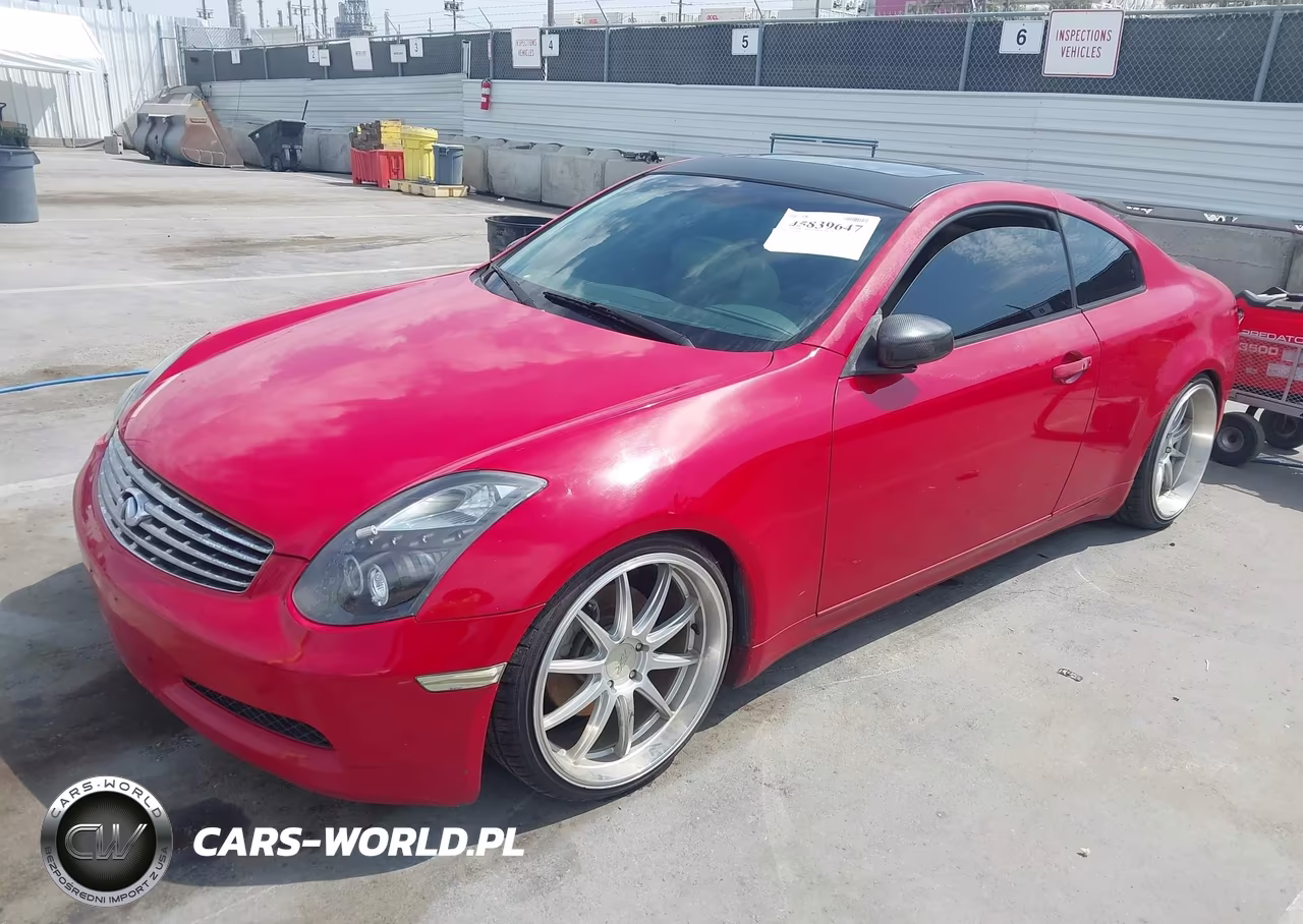 2006 Infiniti G35 VIN:JNKCV54E56M712067 - 2