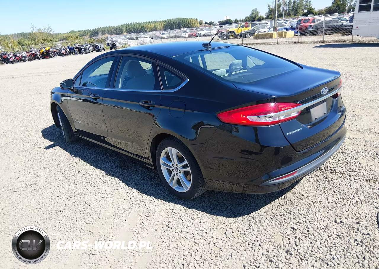 2018 Ford Fusion Hybrid S VIN:3FA6P0UU6JR254645 - 3