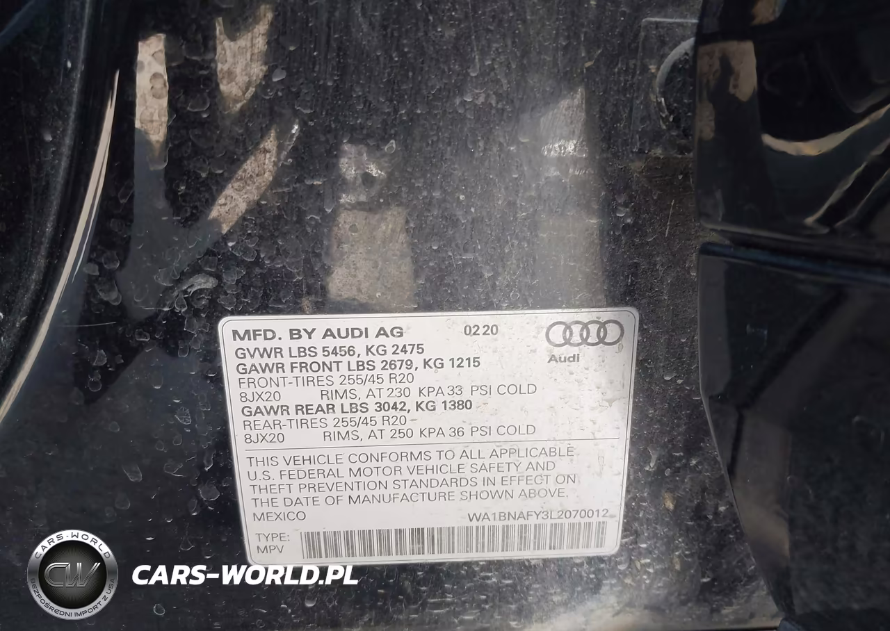 2020 Audi Q5 Premium Plus 45 Tfsi Quattro S Tronic VIN:WA1BNAFY3L2070012 - 9