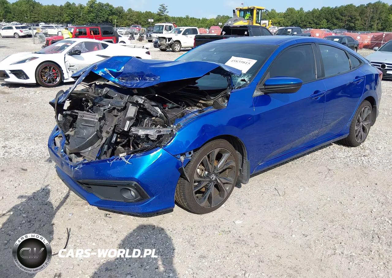 2020 Honda Civic Sport VIN:19XFC2F81LE005293 - 2