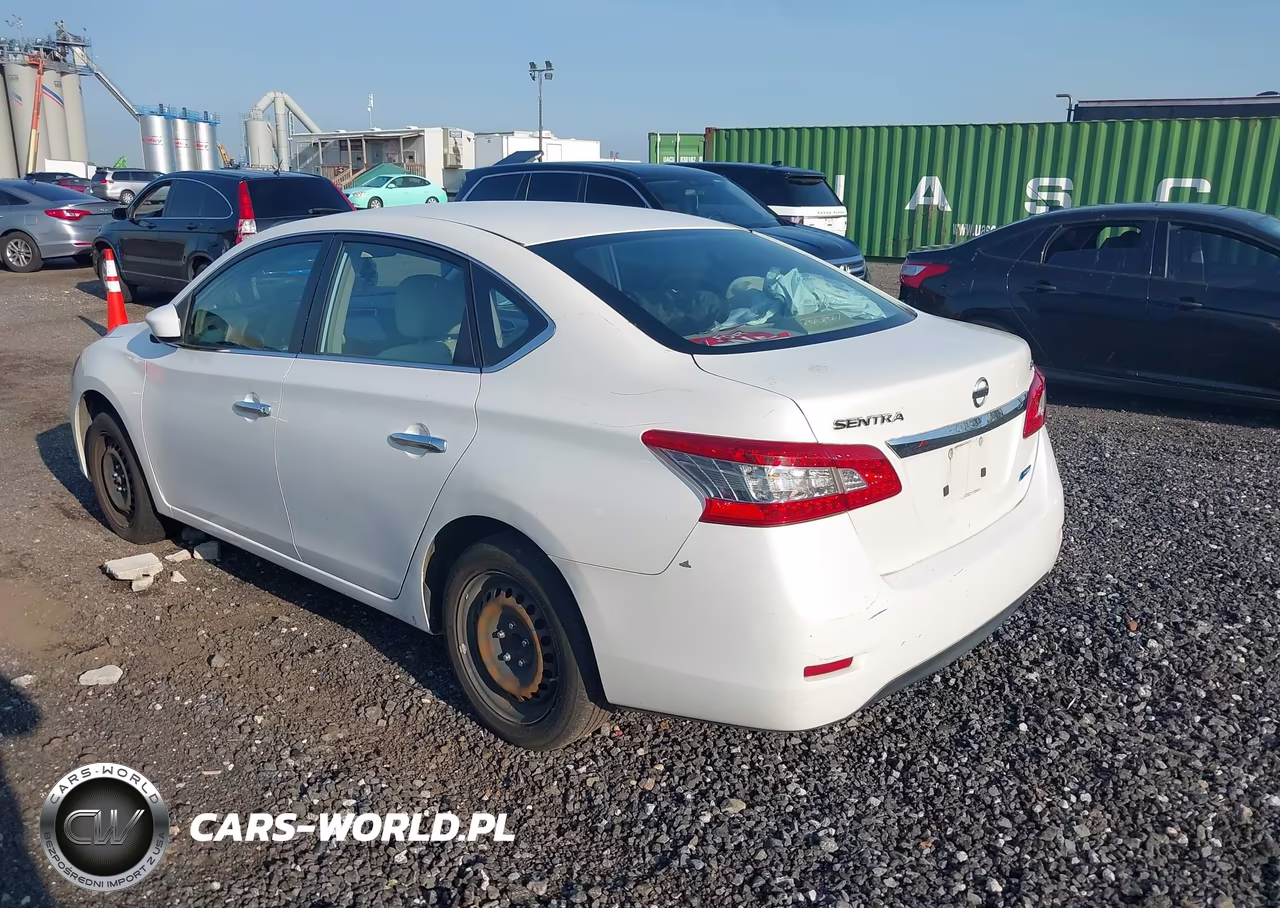2013 Nissan Sentra Sv VIN:3N1AB7AP6DL562404 - 3