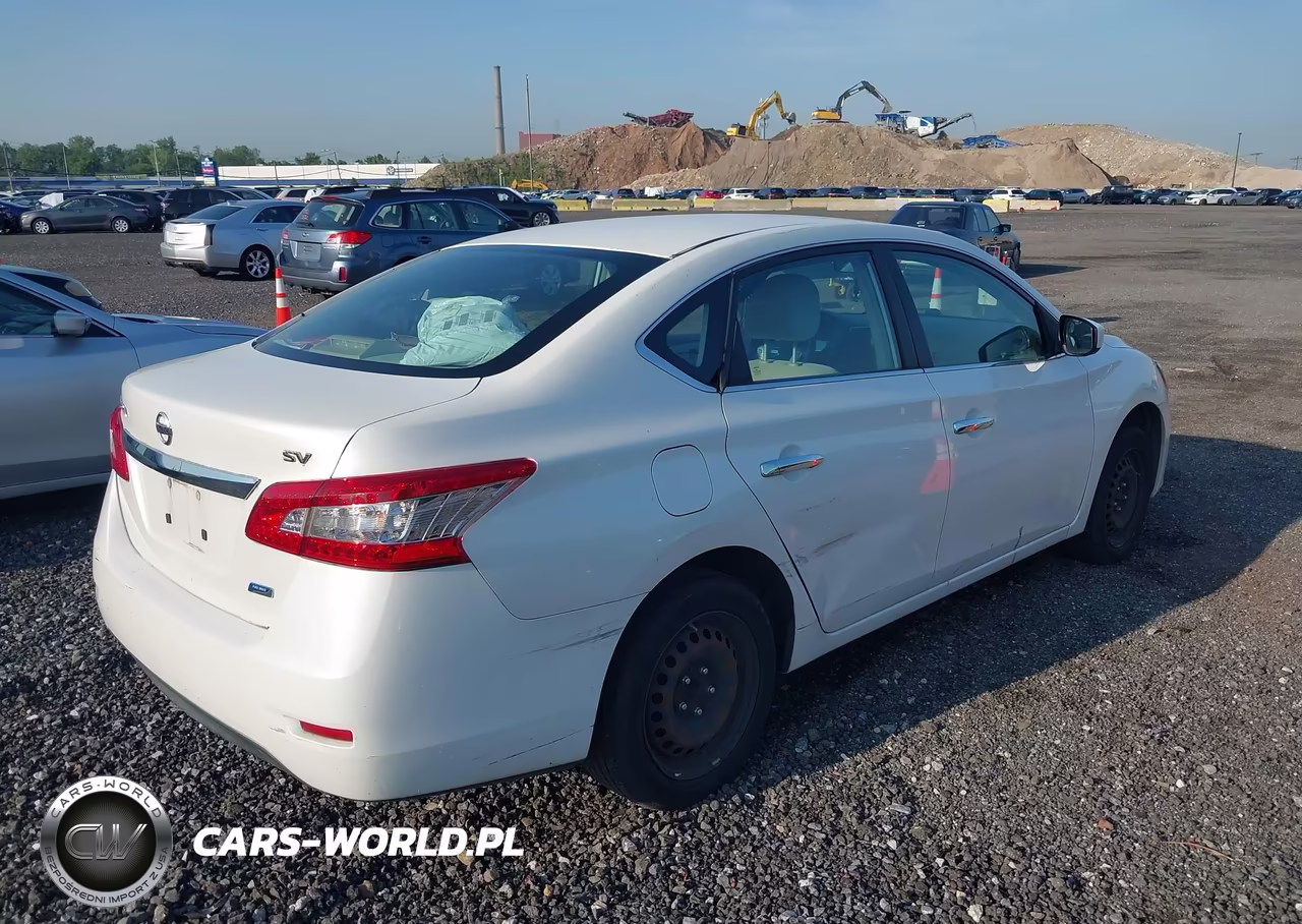 2013 Nissan Sentra Sv VIN:3N1AB7AP6DL562404 - 4