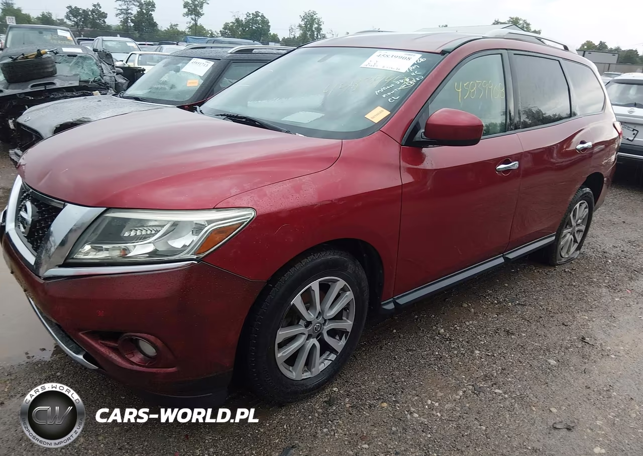 2015 Nissan Pathfinder Platinum-S-Sl-Sv VIN:5N1AR2MN3FC608528 - 2