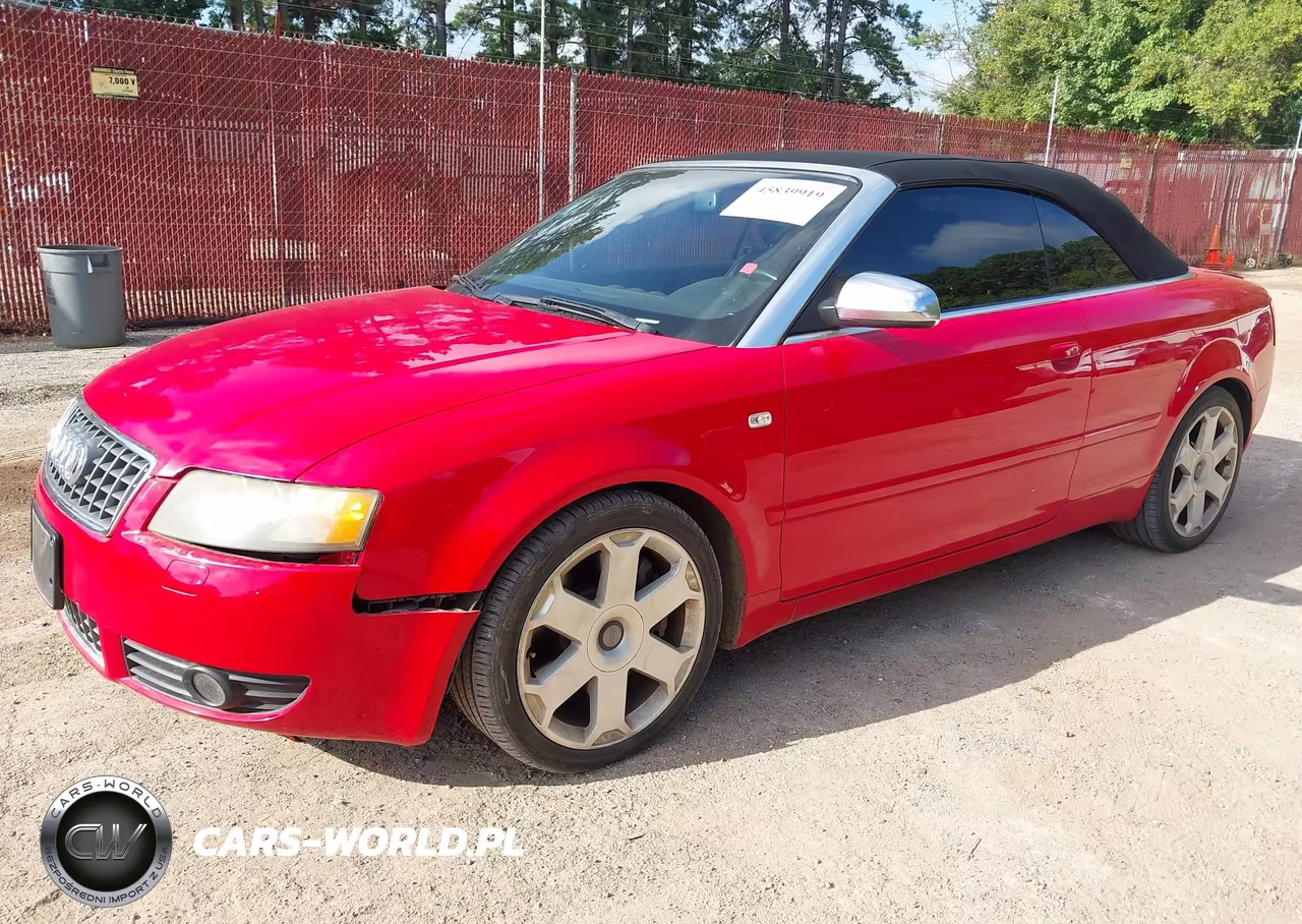 2005 Audi S4 VIN:WUARL48H45K902178 - 2