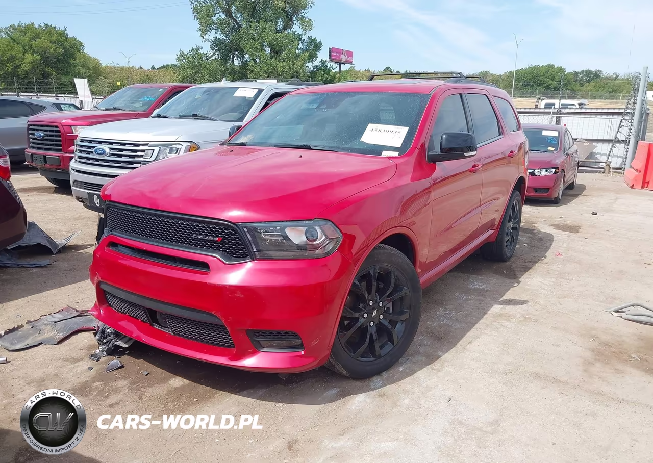 2020 Dodge Durango Gt Plus Awd VIN:1C4RDJDG3LC184314 - 2