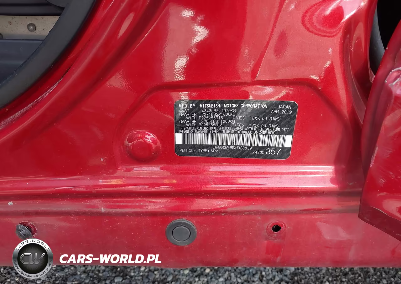 2019 Mitsubishi Outlander Sport 2.0 Le VIN:JA4AR3AU6KU028839 - 9