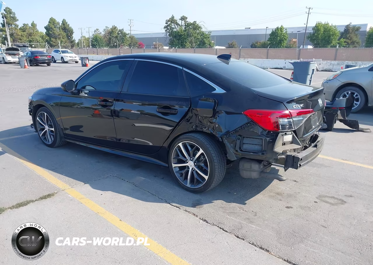 2022 Honda Civic Touring VIN:2HGFE1F91NH321640 - 3