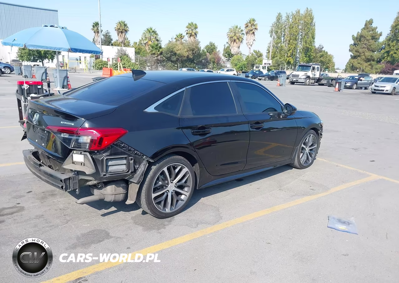 2022 Honda Civic Touring VIN:2HGFE1F91NH321640 - 4