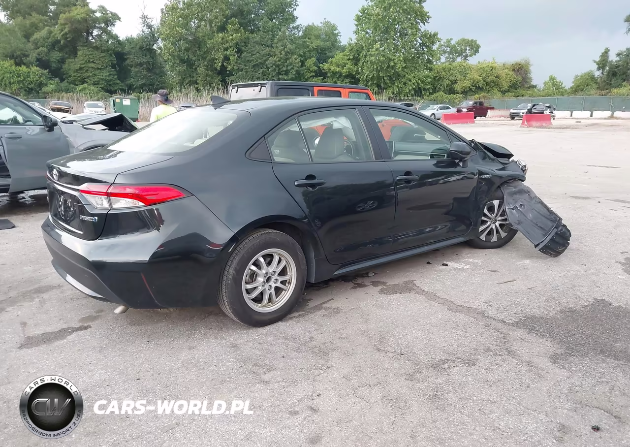 2021 Toyota Corolla Hybrid Le VIN:JTDEAMDE4MJ034295 - 4