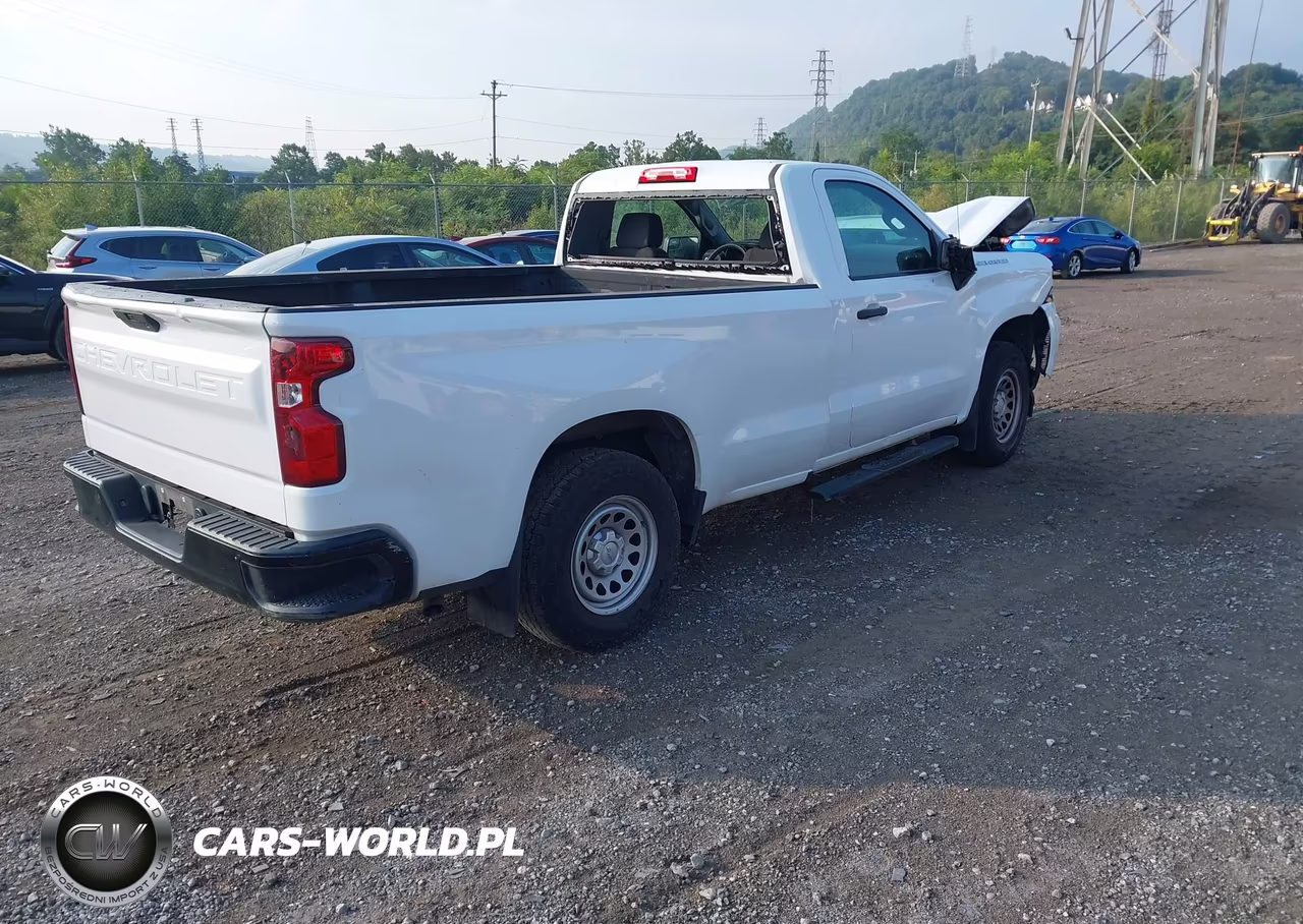 2021 Chevrolet Silverado 1500 4Wd Long Bed Wt VIN:3GCNYAEH5MG184517 - 4