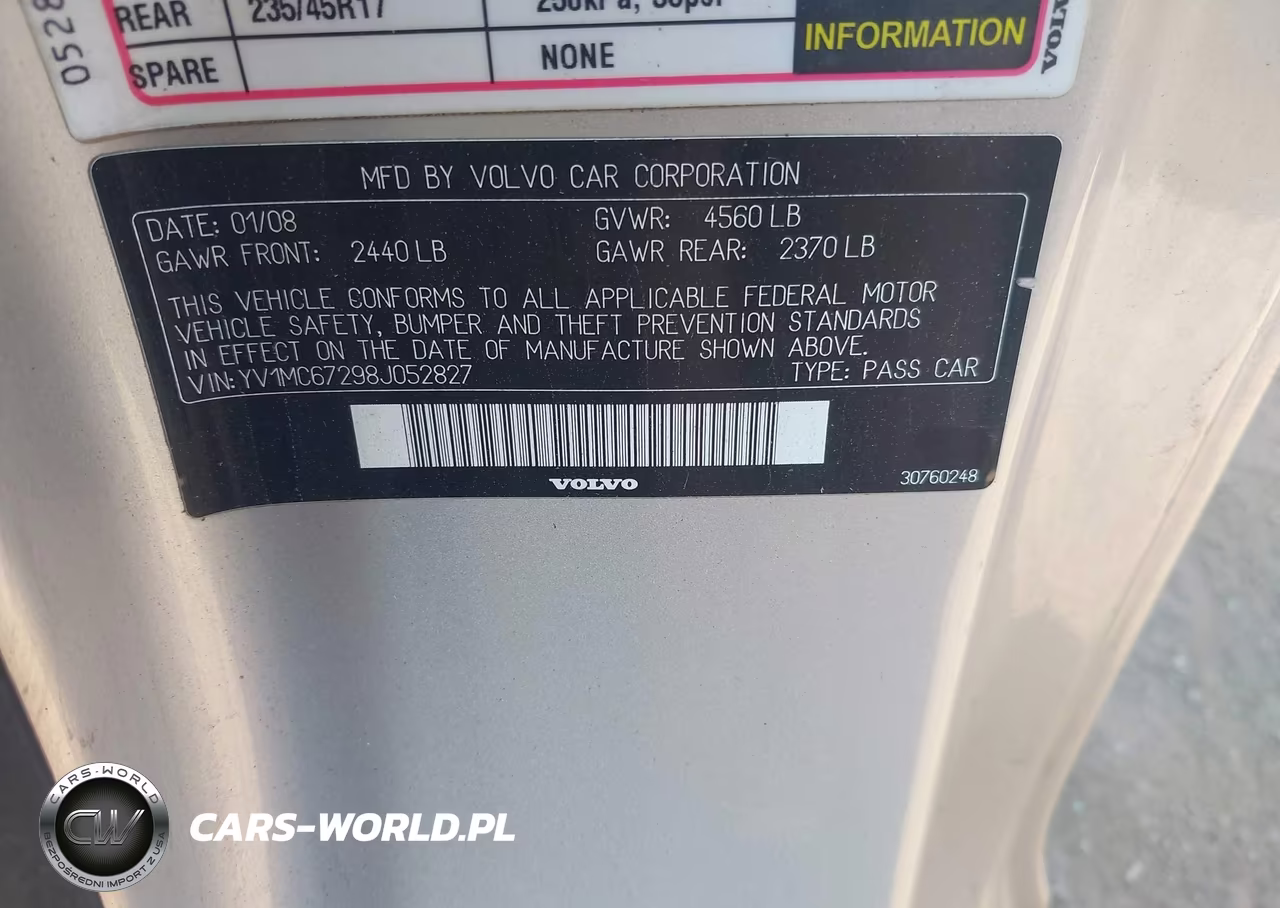 2008 Volvo C70 T5 M VIN:YV1MC67298J052827 - 9
