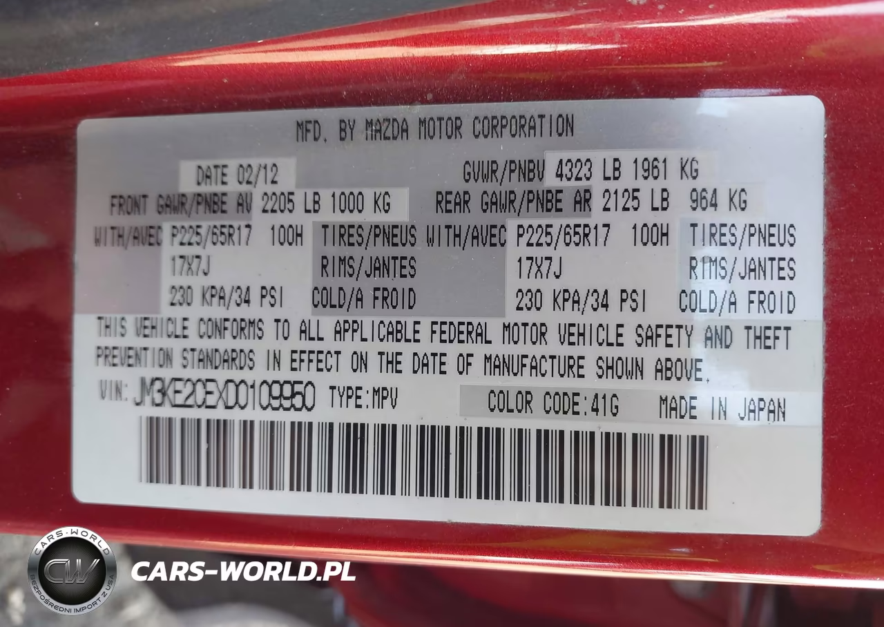 2013 Mazda Cx-5 Touring VIN:JM3KE2CEXD0109950 - 9