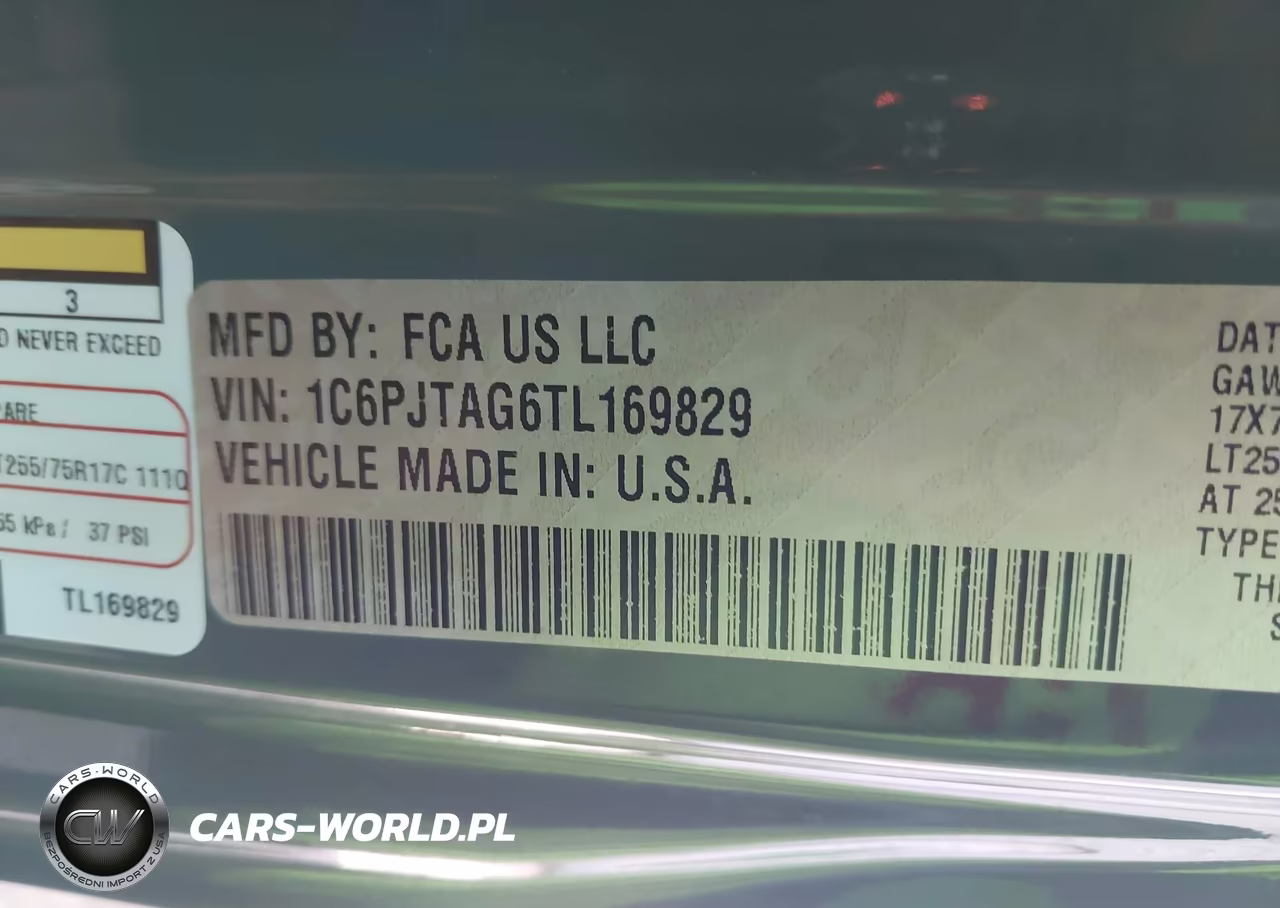 2026 Jeep Gladiator Texas Trail 4X4 VIN:1C6PJTAG6TL169829 - 9