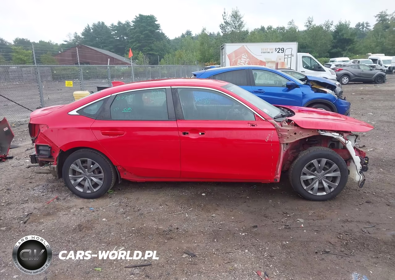 2022 Honda Civic Lx VIN:2HGFE2F2XNH529170 - 14