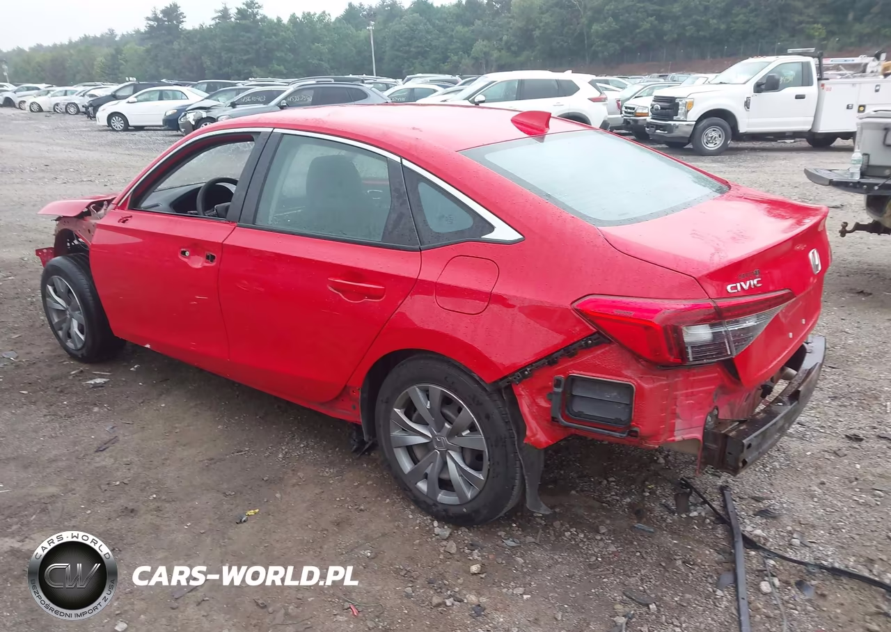 2022 Honda Civic Lx VIN:2HGFE2F2XNH529170 - 3