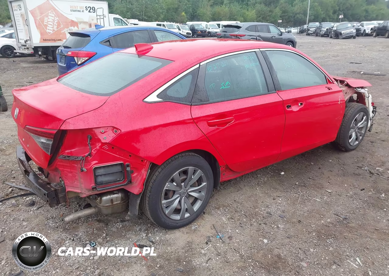 2022 Honda Civic Lx VIN:2HGFE2F2XNH529170 - 4