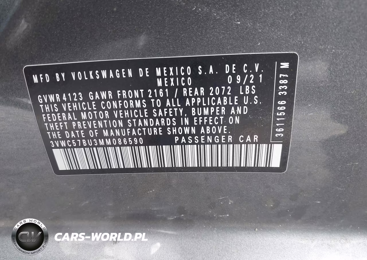 2021 Volkswagen Jetta 1.4T R-Line-1.4T Se-S VIN:3VWC57BU3MM086590 - 9