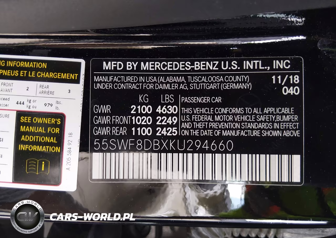2019 Mercedes-Benz C 300 VIN:55SWF8DBXKU294660 - 9