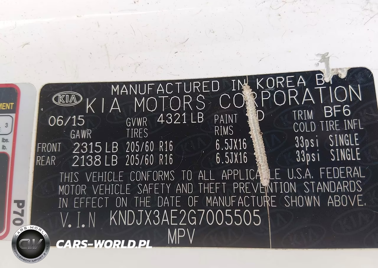 2016 Kia Soul Ev + VIN:KNDJX3AE2G7005505 - 9