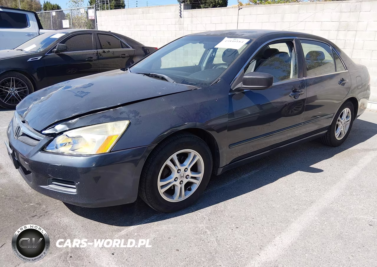 2007 Honda Accord 2.4 Se VIN:JHMCM56317C015601 - 2
