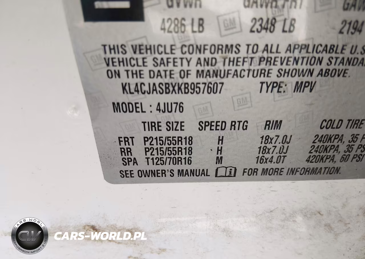 2019 Buick Encore Fwd Preferred VIN:KL4CJASBXKB957607 - 9