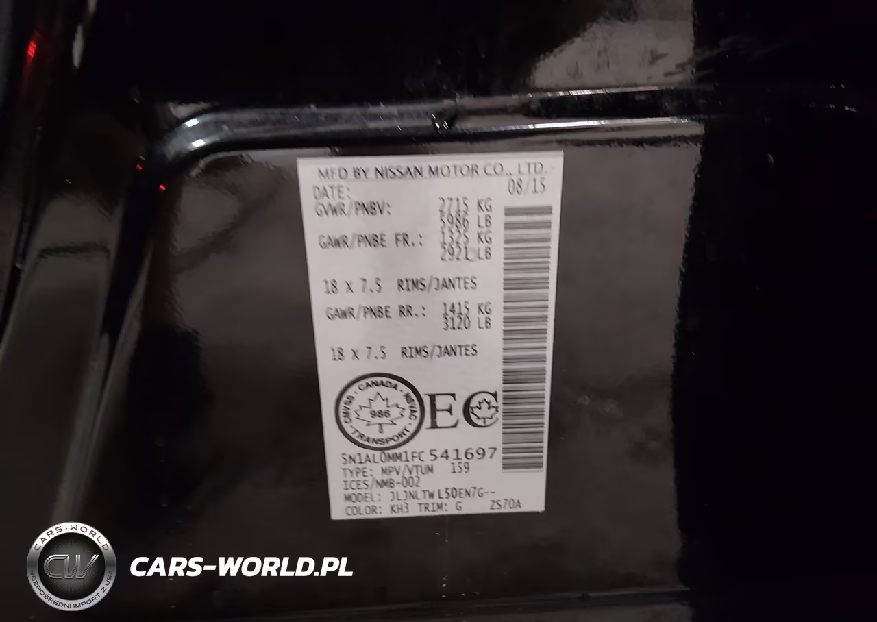 2015 Infiniti Qx60 VIN:5N1AL0MM1FC541697 - 9