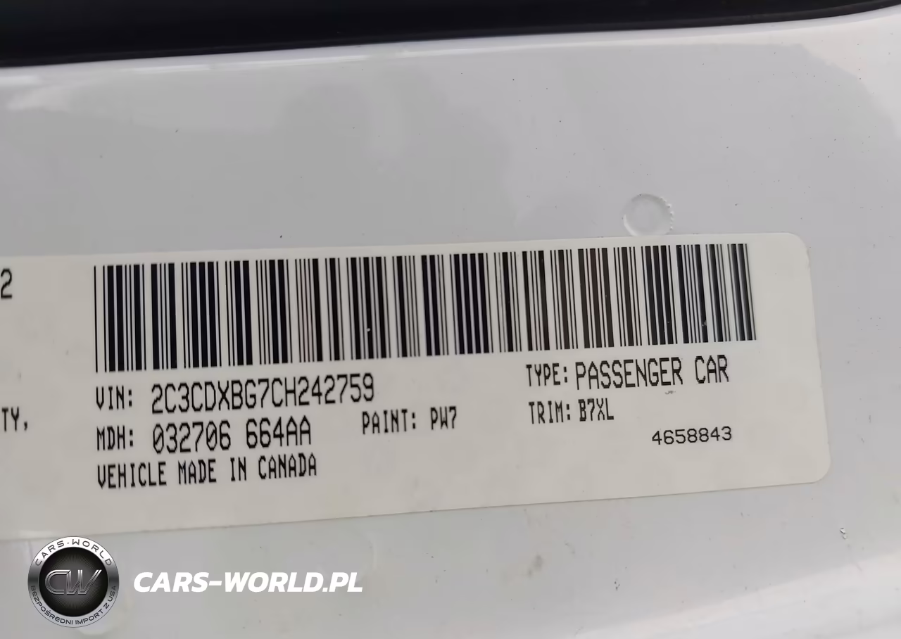 2012 Dodge Charger Se VIN:2C3CDXBG7CH242759 - 9