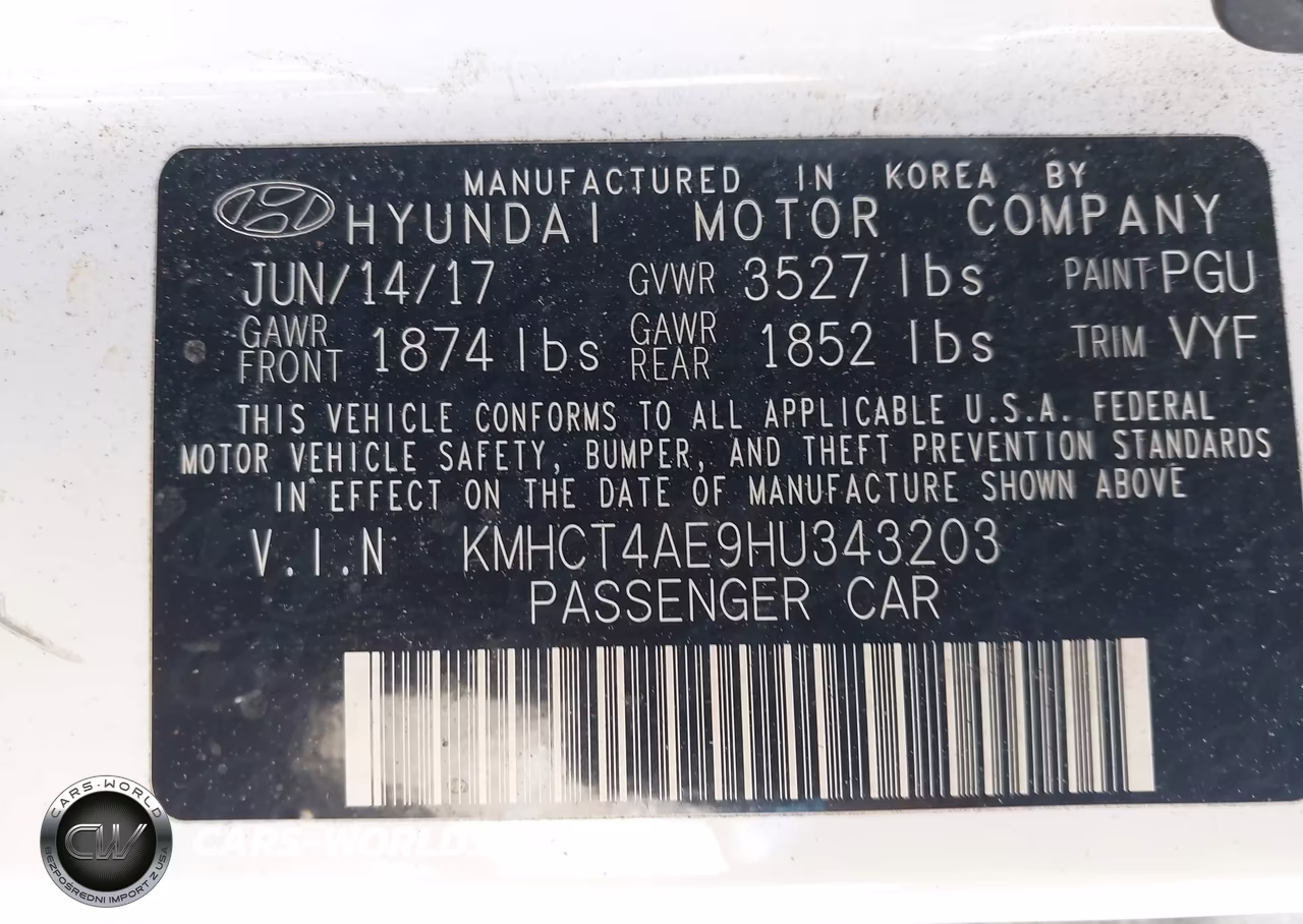 2017 Hyundai Accent Se VIN:KMHCT4AE9HU343203 - 9