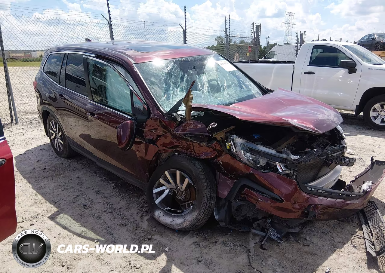2019 Honda Pilot Ex-L VIN:5FNYF5H55KB010333 - 1